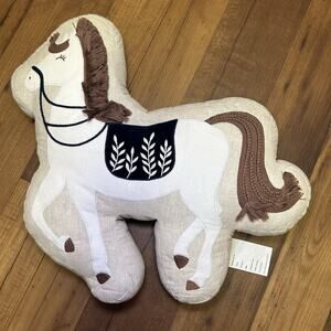 Horse Shaped Pillow Western Horse Equestrian Nursery Decor